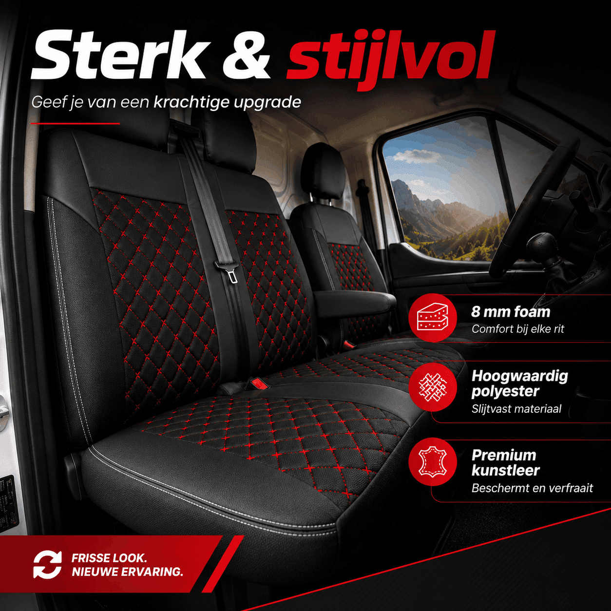 Auto Interieur Meester - bestelbus stoelhoezen