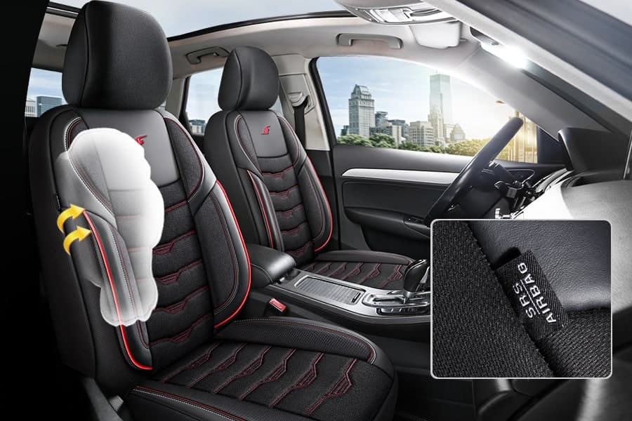 Car seat covers for Audi A1 8X | Complete set of front seats | AID Series 4