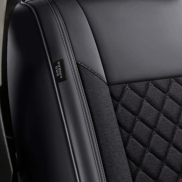 Car seat covers for Nissan Qashqai 1 J10 | Set of 2 | High-quality faux leather (Skai) | CLS900 Series 6