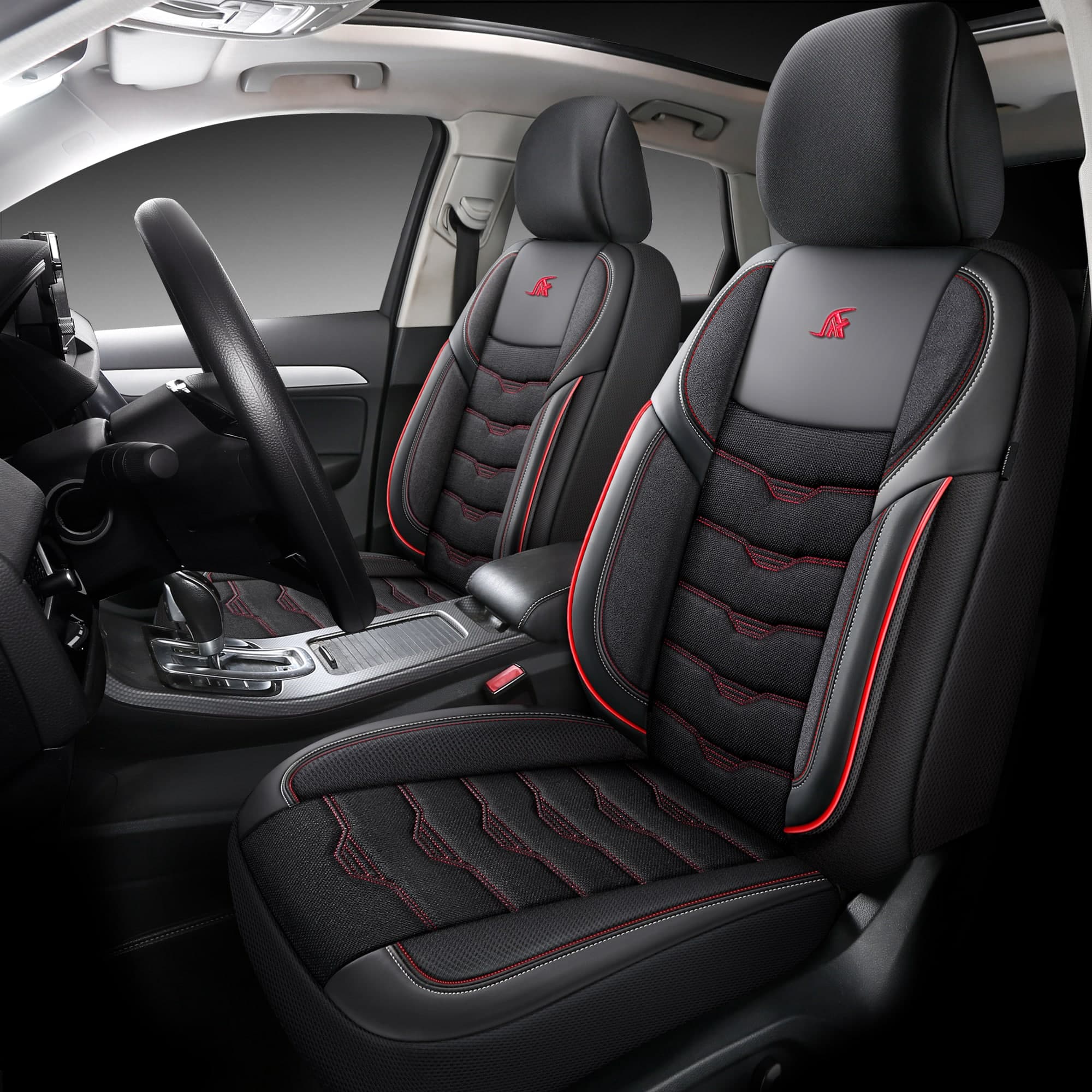 Car seat covers for Hyundai Tucson JM | Complete set of front seats | AID Series 15