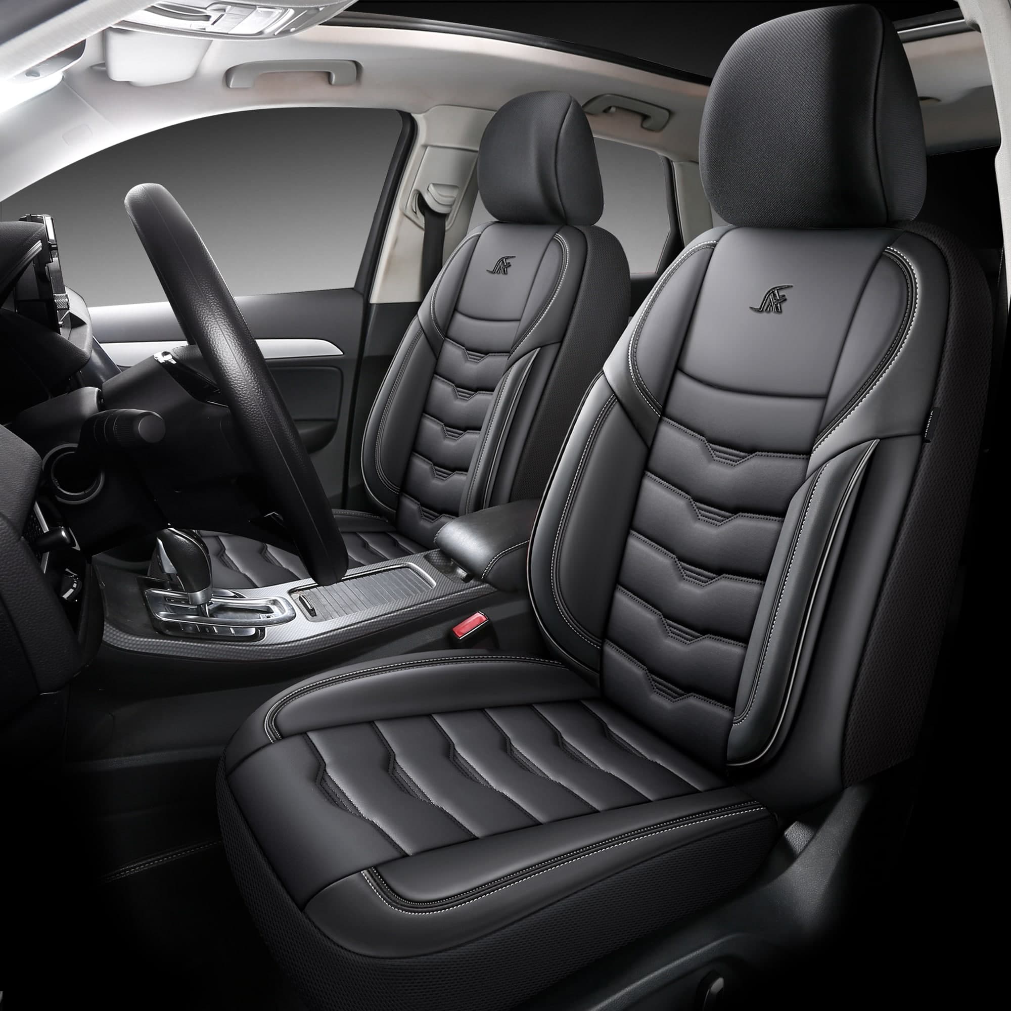 Car seat covers for BMW X3 F25 | Complete set of front seats | AID Series 13