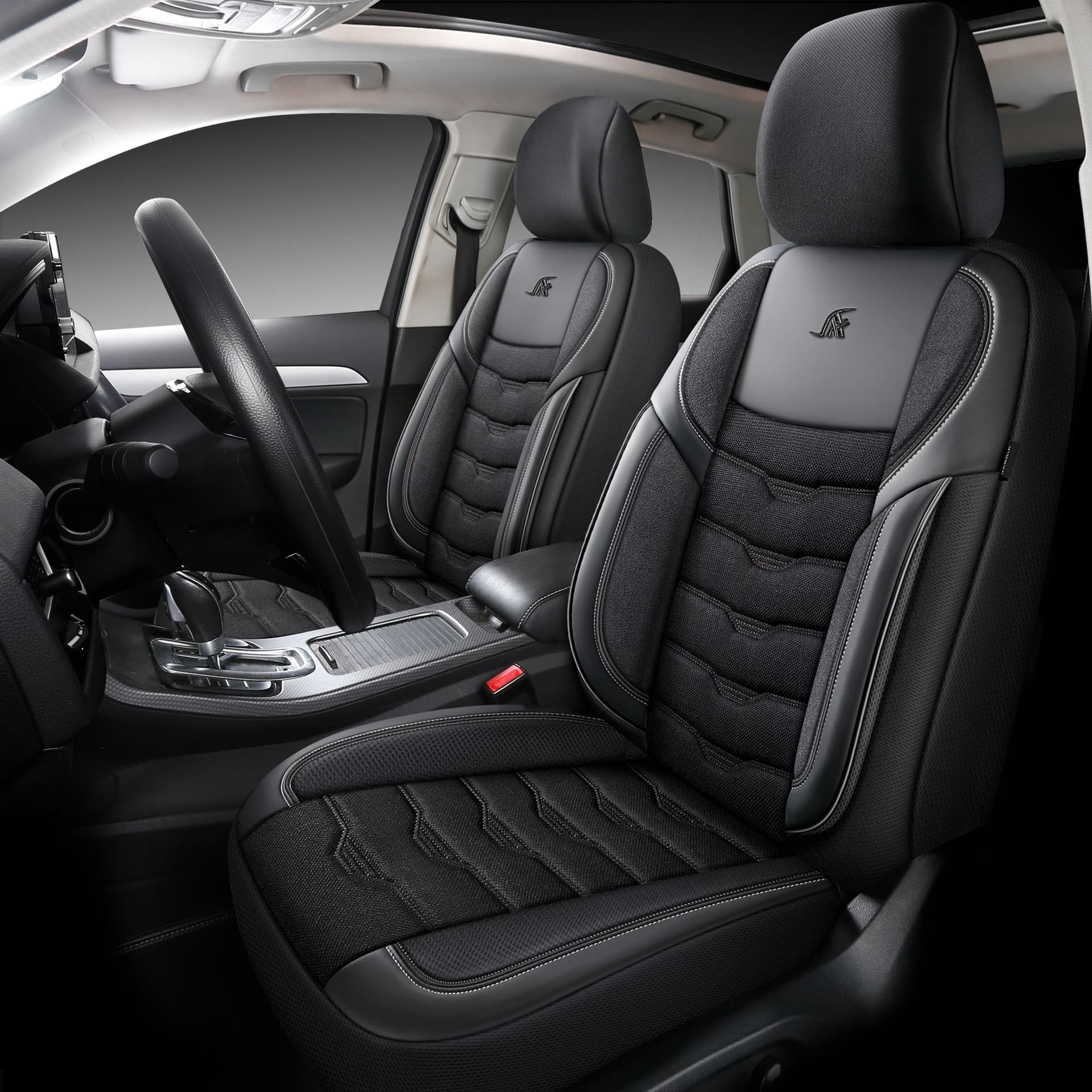 Car seat covers for Volvo S60 V60 3 Gen. | Complete set of front seats | AID Series 11
