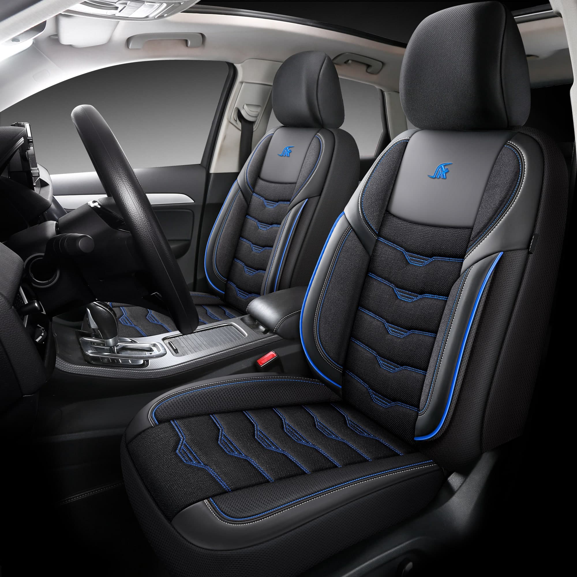 Car seat covers for Suzuki Splash | Complete set of front seats | AID Series 12