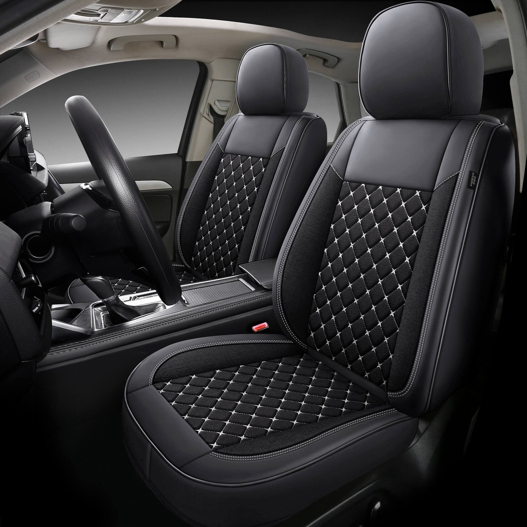 Car seat covers for Subaru Impreza 5 | Set of 2 | High-quality faux leather (Skai) | CLS900 Series 12