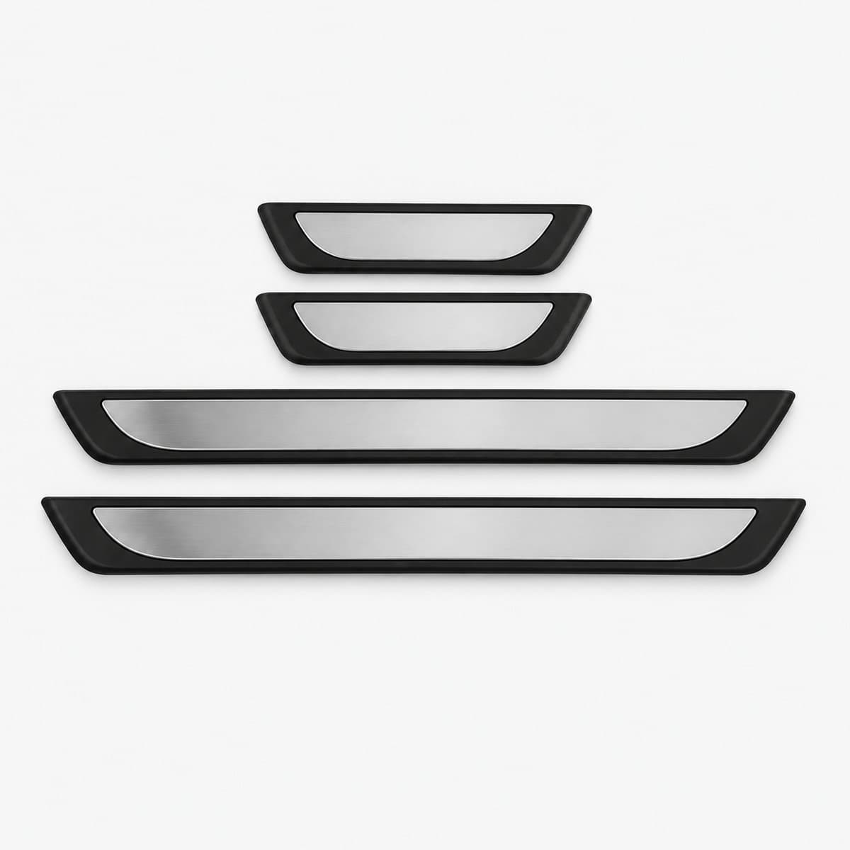 Door sill protectors for the Subaru Legacy 5 – set of 4 | S2 Series - Metallic black