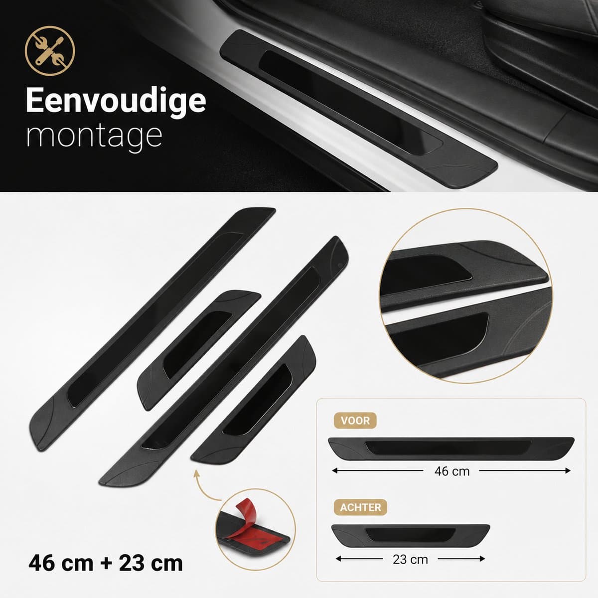 Door sill protectors for the BMW i4 G26 – set of 4 | TS Series 2