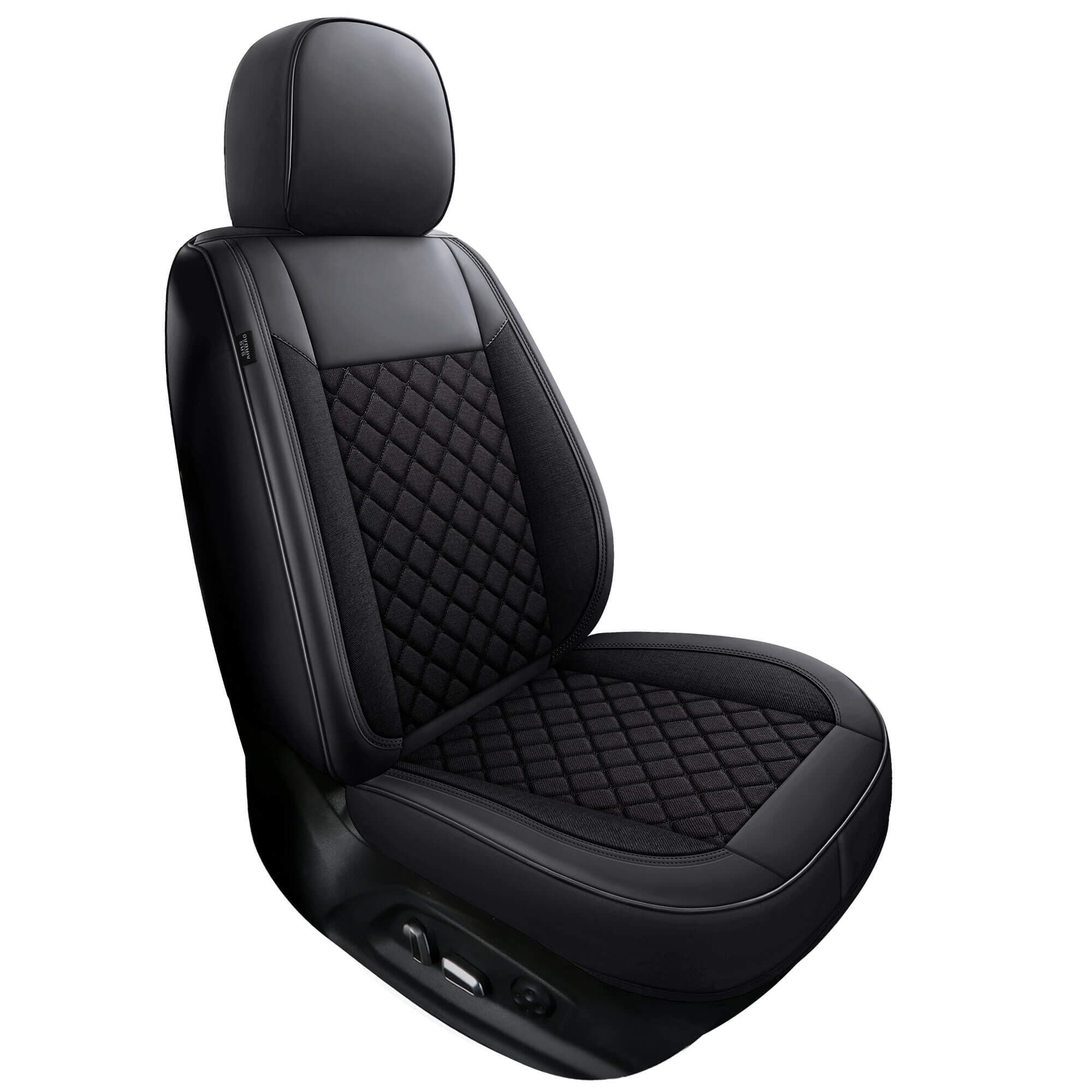 Car seat covers for Hyundai Ioniq 5 | Set of 2 | High-quality faux leather (Skai) | CLS900 Series 9