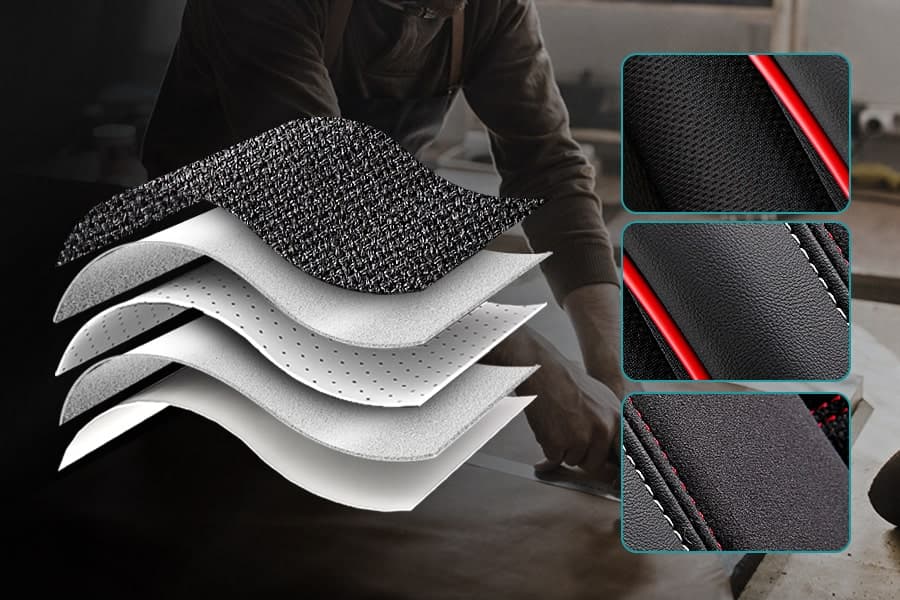 Car seat covers for Ford EcoSport 2 | Complete set of front seats | AID Series 9