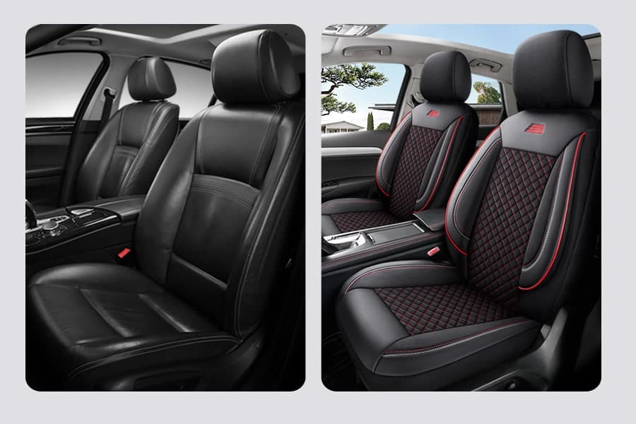 Car seat covers for Renault Captur 1 in pasvorm | Complete set of front seats | AIS Series 4